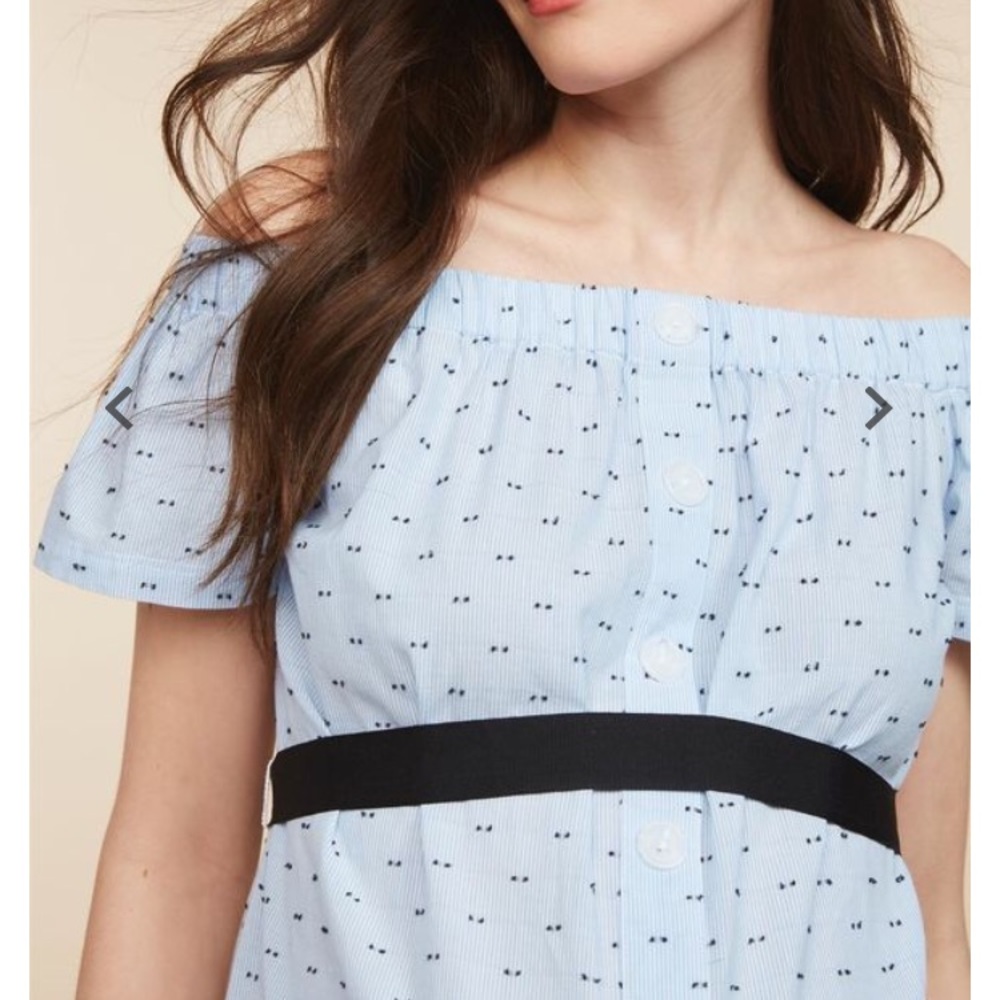 Motherhood Maternity Off Shoulder Dress